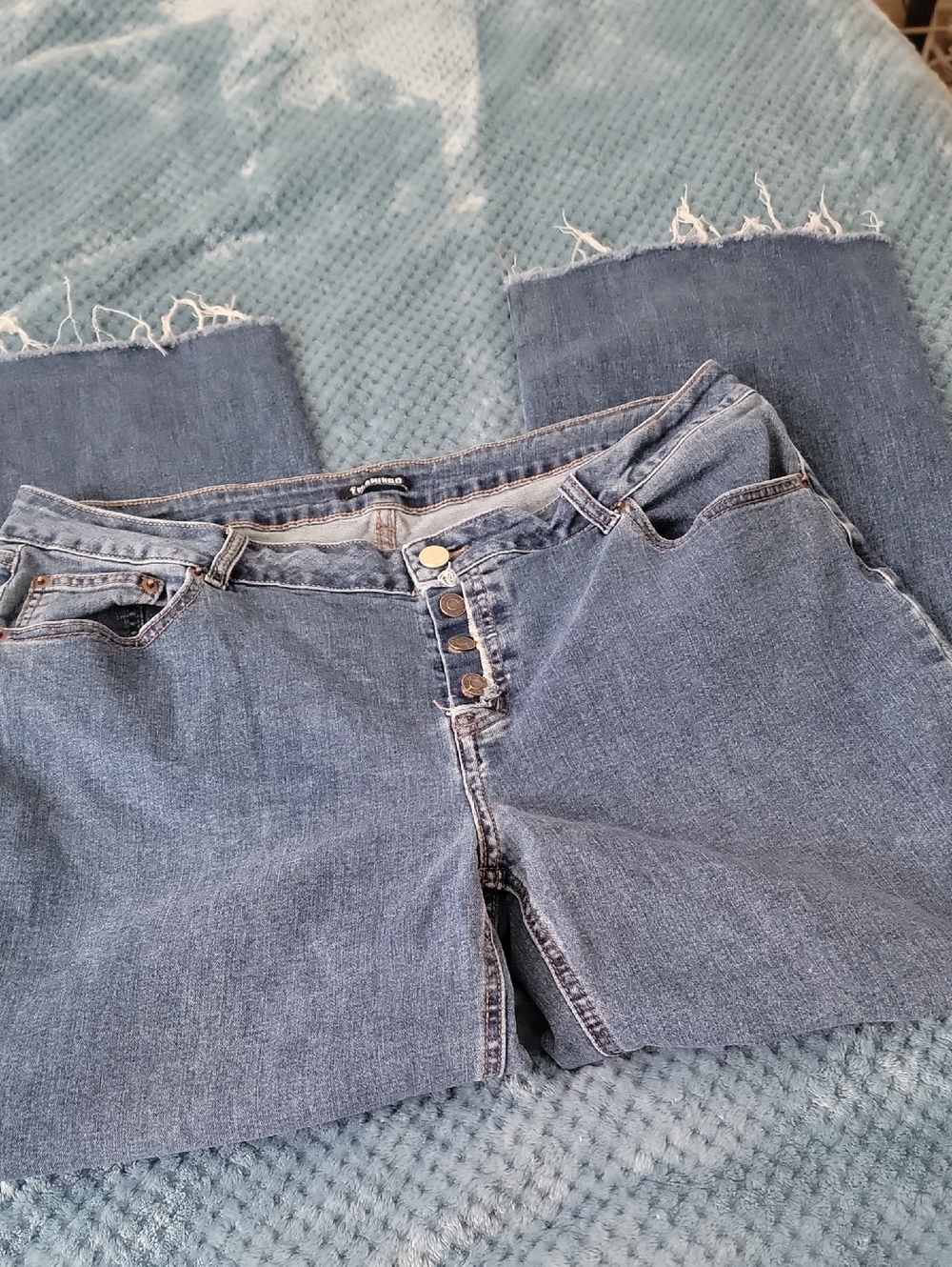 High-Rise Straight-Leg Button-Fly Jeans